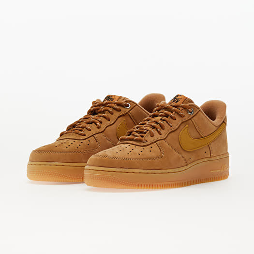 Herren Sneaker und Schuhe Nike Air Force 1 '07 WB Flax/ Wheat-Gum Light  Brown-Black | Queens