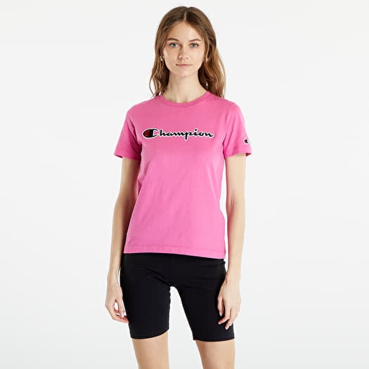 T-shirt Champion Crewneck T-Shirt Dark Pink