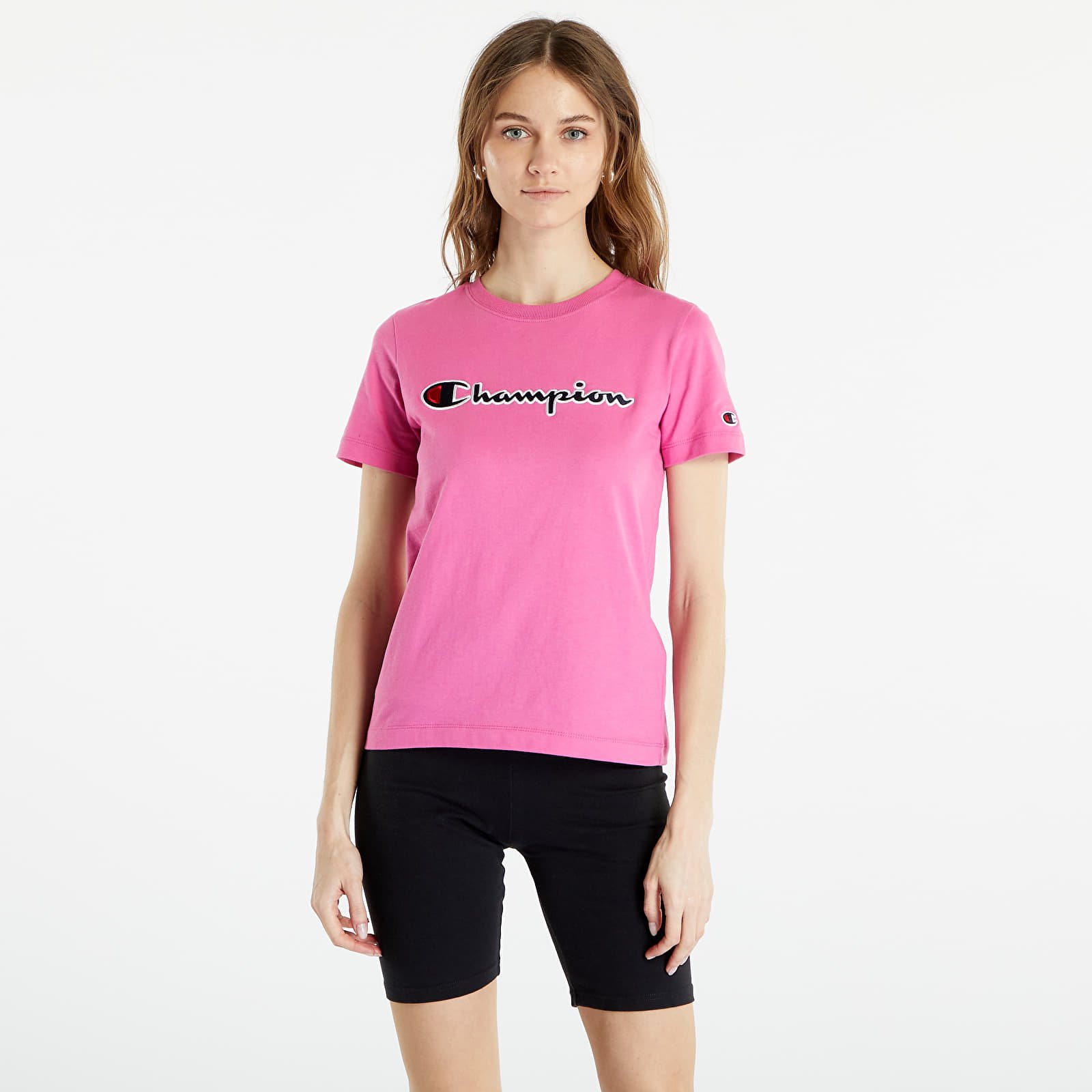T-Shirts Champion Crewneck T-Shirt Dark Pink