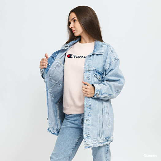 Light blue long jacket hot sale