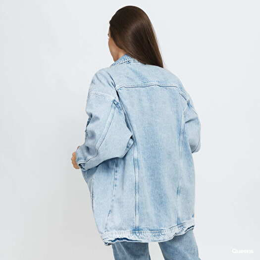 Light blue long jacket online