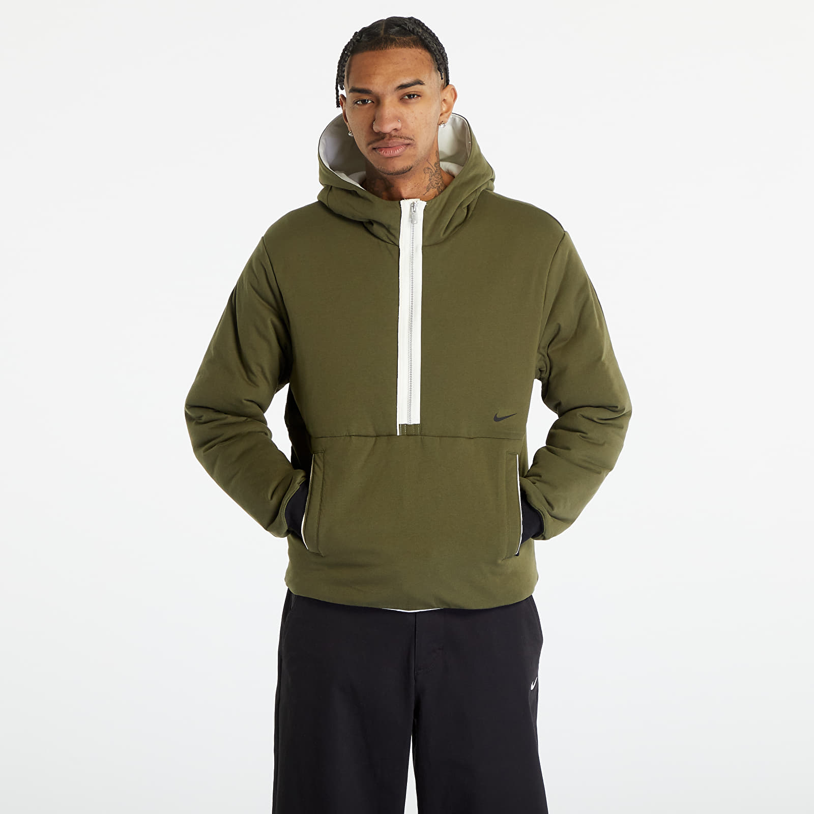 Sweatshirts Nike Sportswear Style Filled Half-Zip Hoodie Green