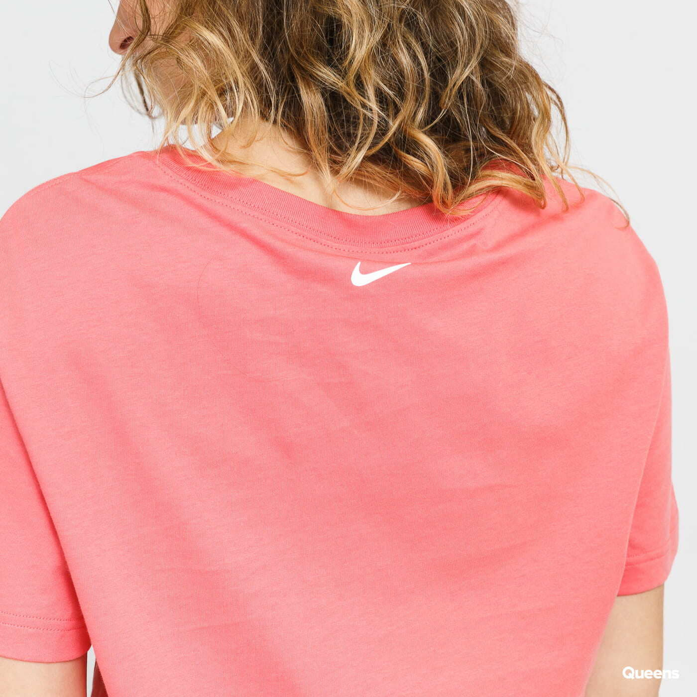 Tricouri Nike Sportswear Crop Short Sleeve Tee Print Pink