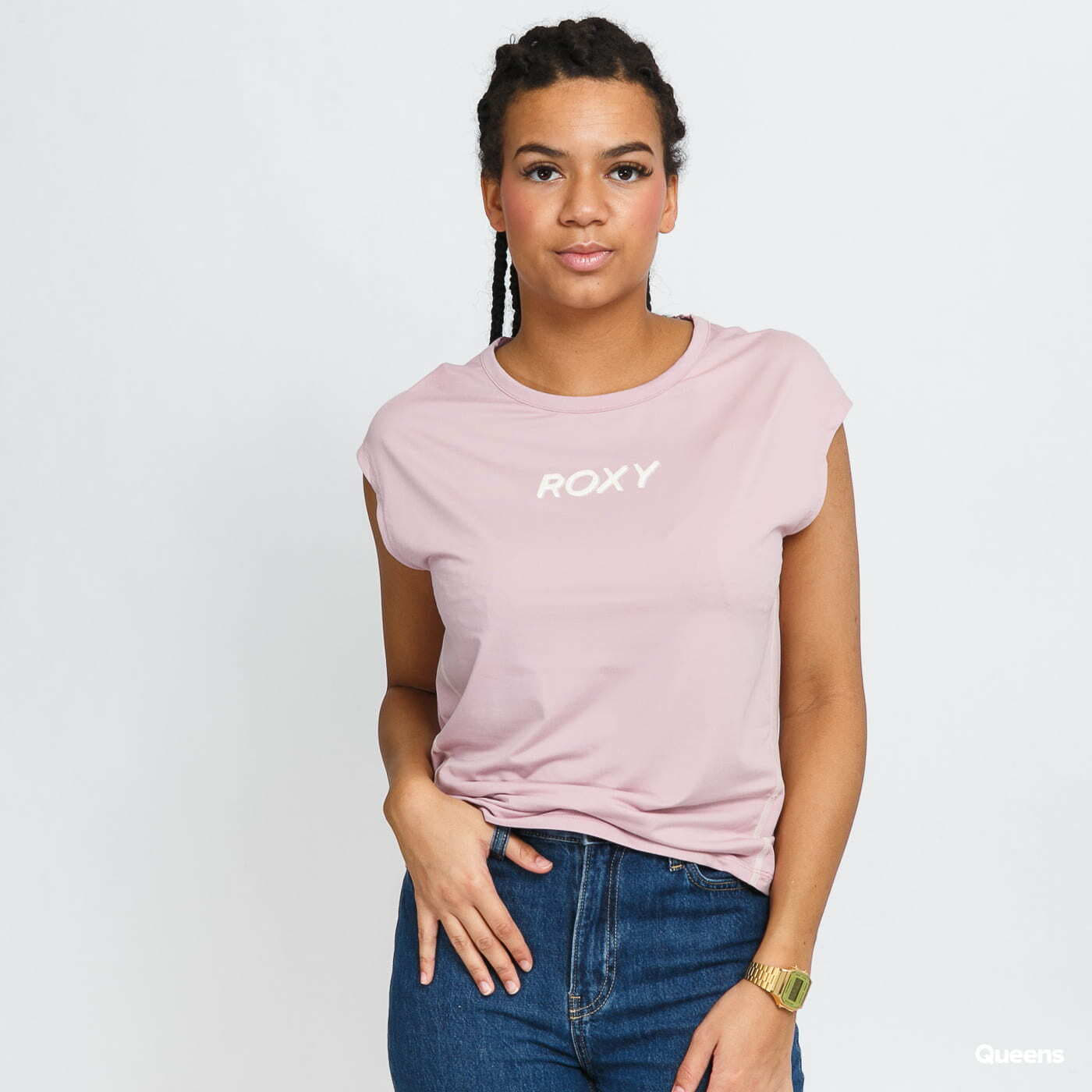 T-shirts Roxy Training Girl Tee Pink