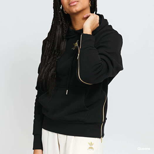 Adidas black discount hoodie womens
