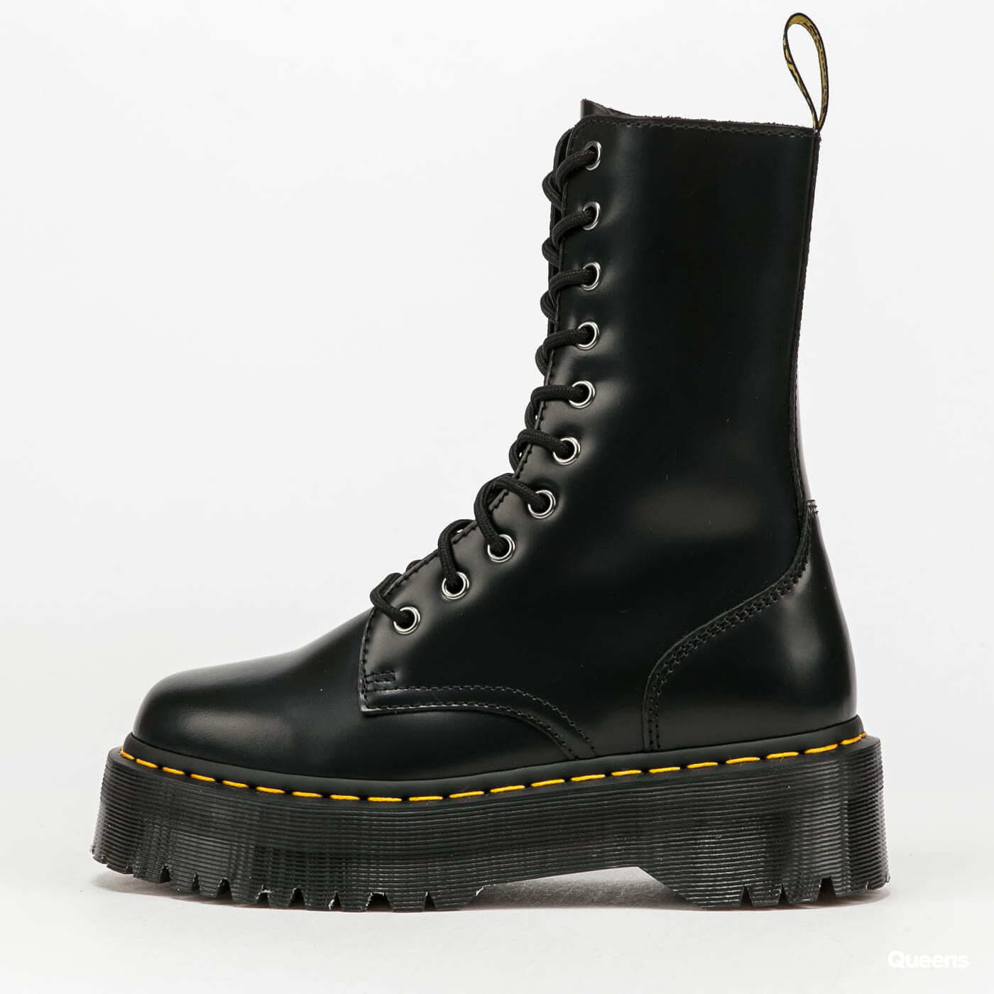 Sneakers und Schuhe für Frauen Dr. Martens Jadon Hi black polished smooth
