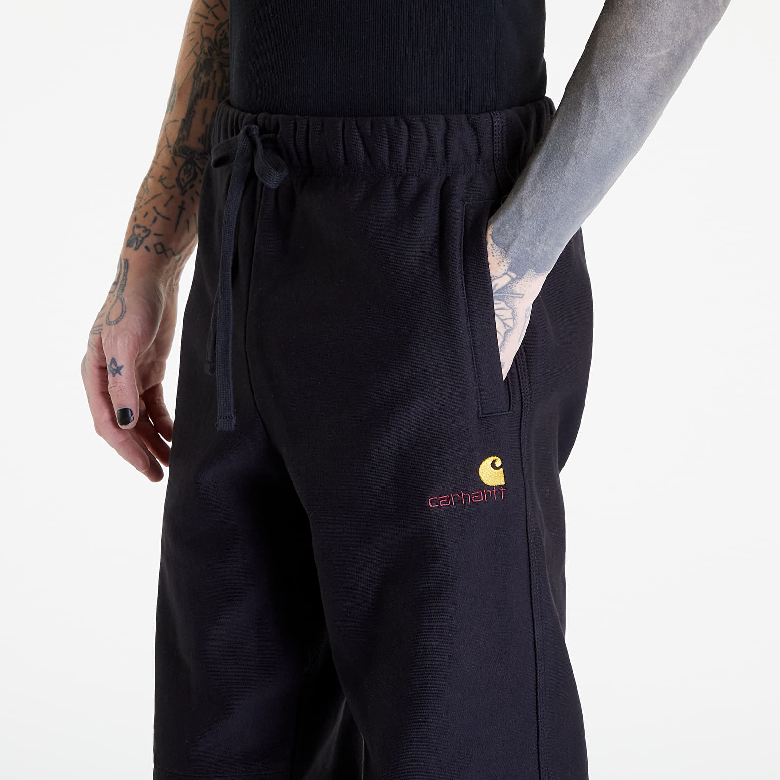 Jogginghosen Carhartt WIP American Script Jogging černé