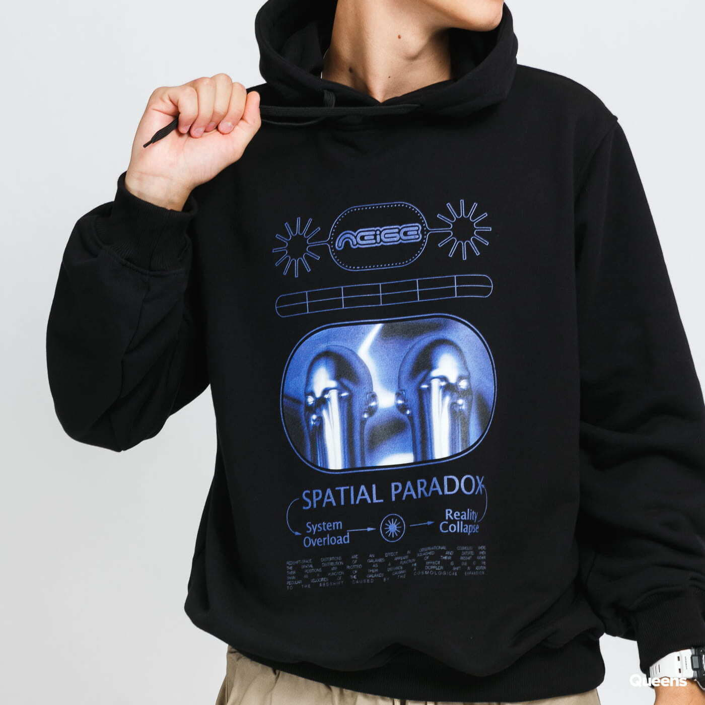 Hoodies and sweatshirts  Neige Spatial Paradox Hoodie Black