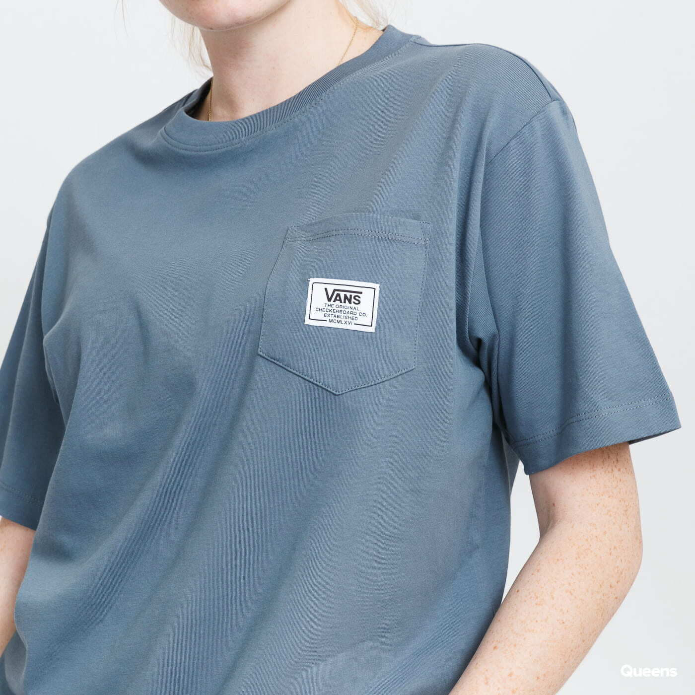 Majice i košulje Vans WM Classic Patch Pocket Tee Blue