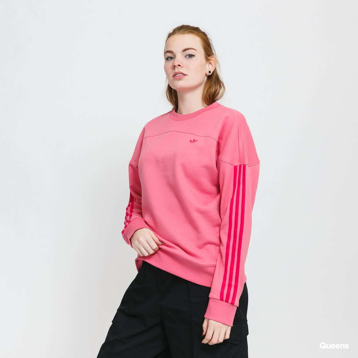 Hoodies en truien adidas Originals Sweatshirt Pink
