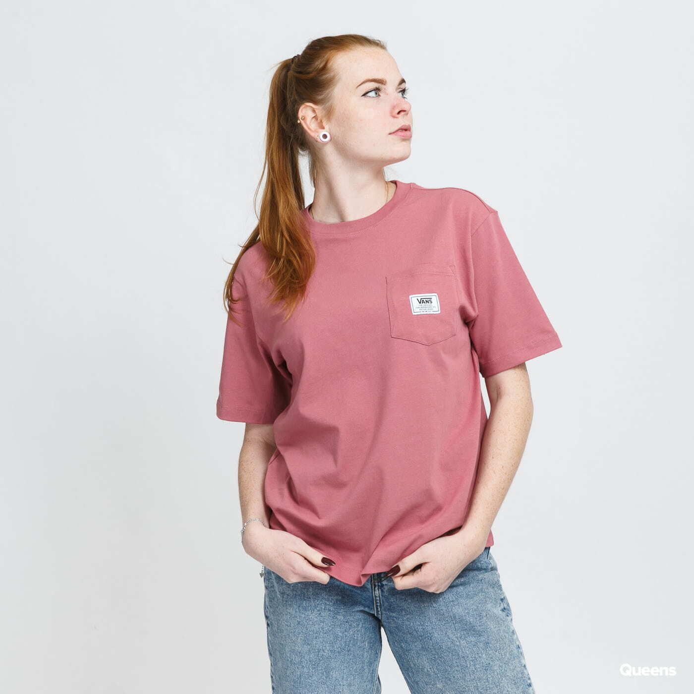 Pink vans shirt shop