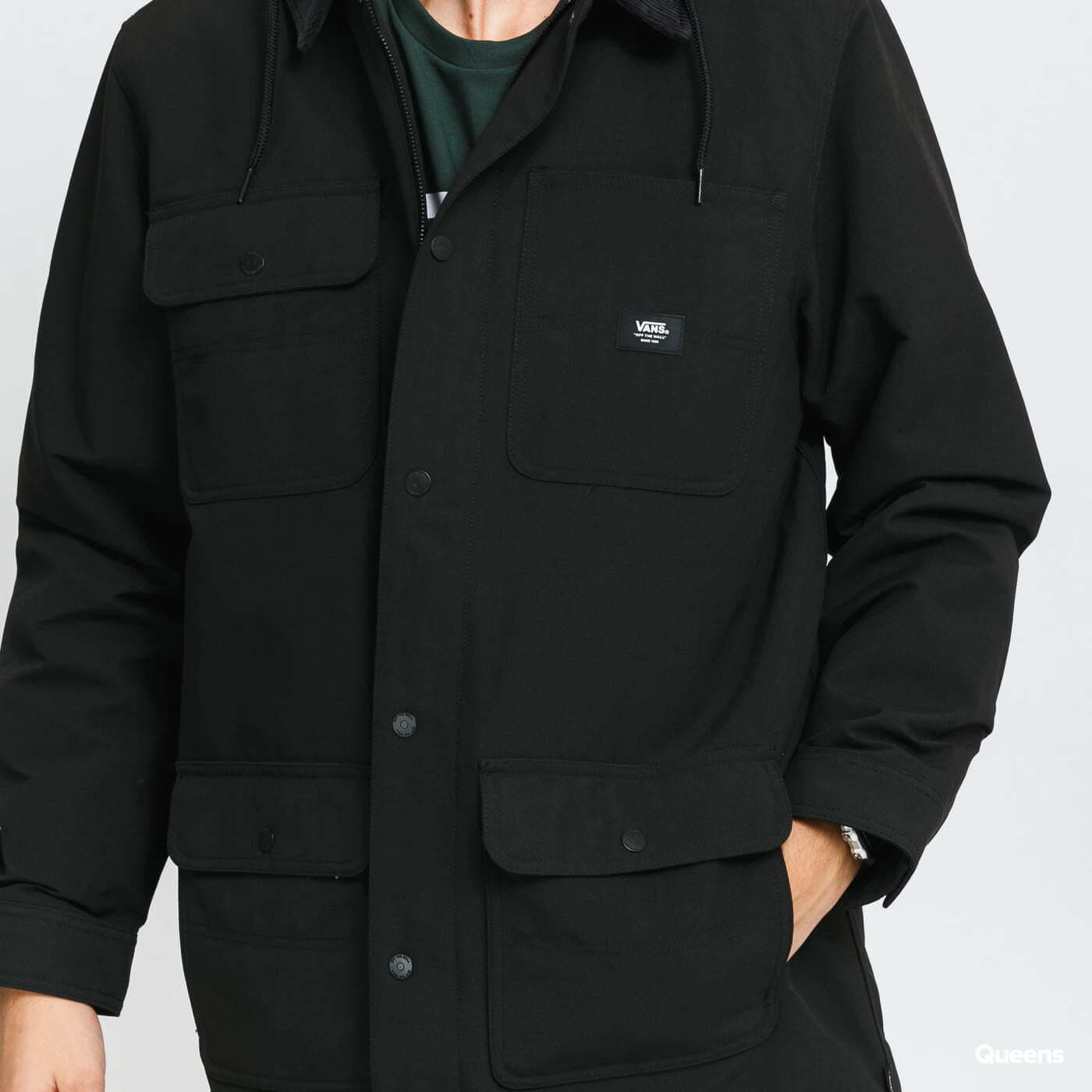Bundy Vans MN Drill Chore Coat Black