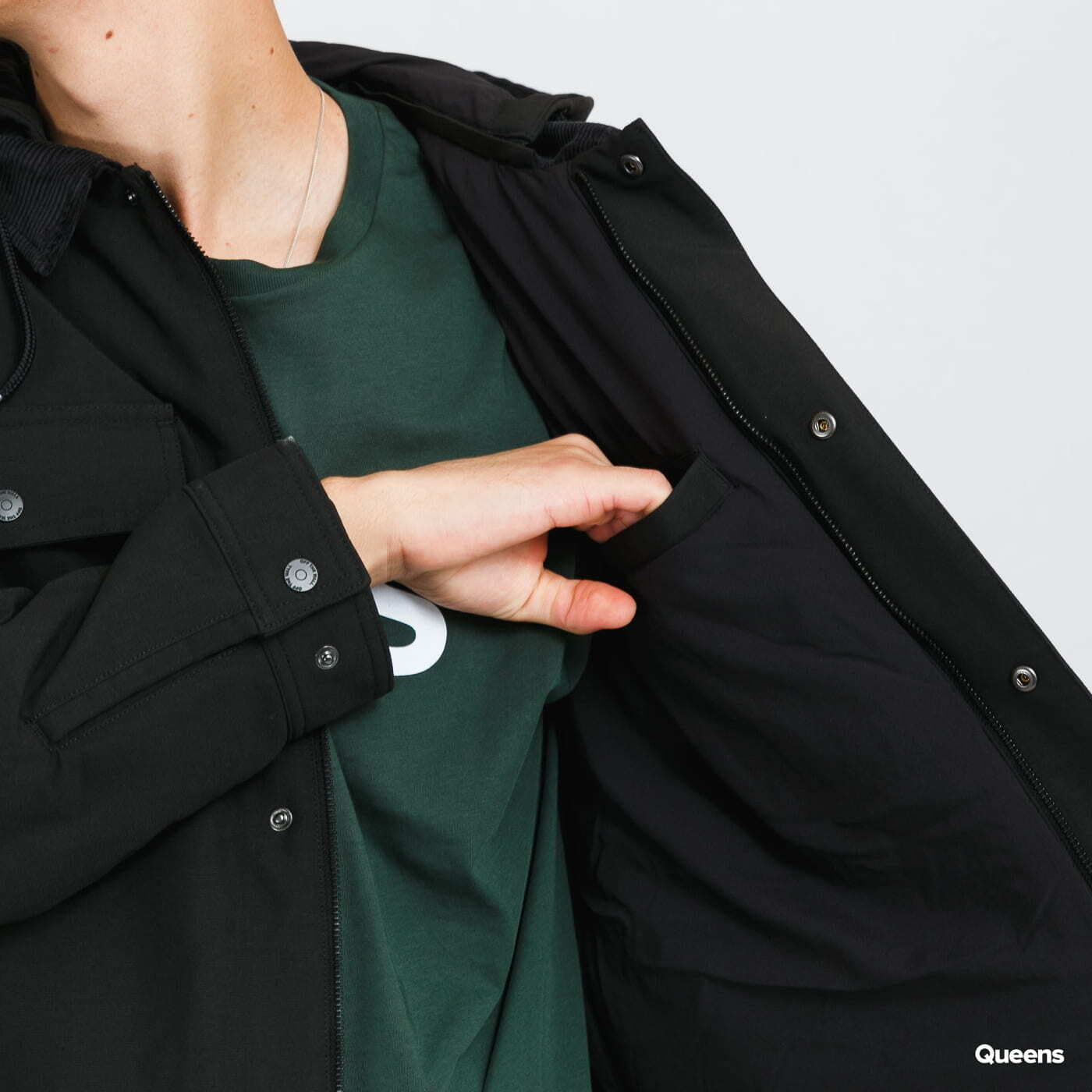 Bundy Vans MN Drill Chore Coat Black