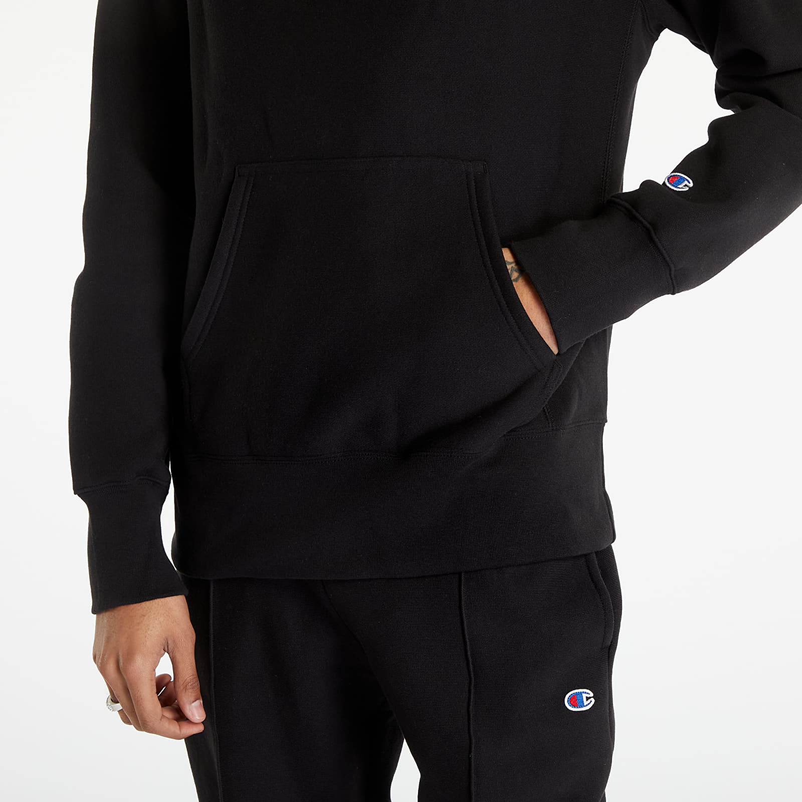 Sudaderas Champion Hooded Sweatshirt Black