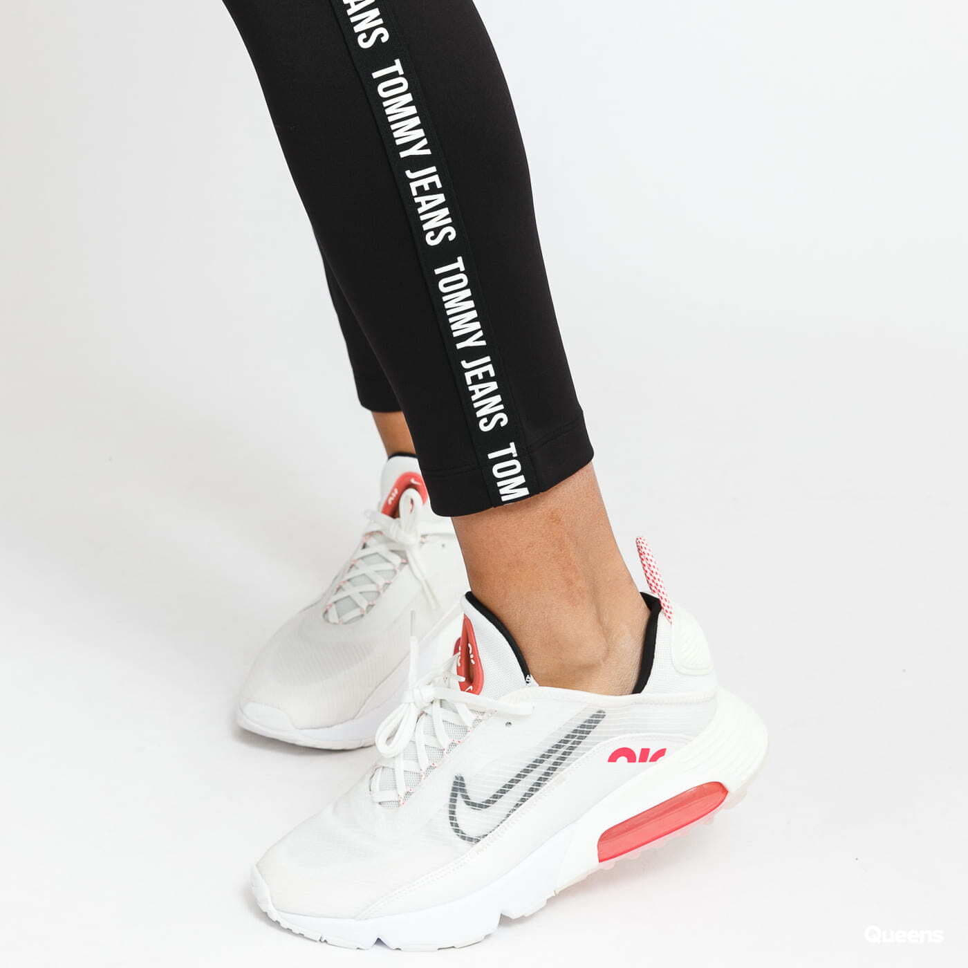 Leggins TOMMY JEANS W Skinny Tape Legging Black