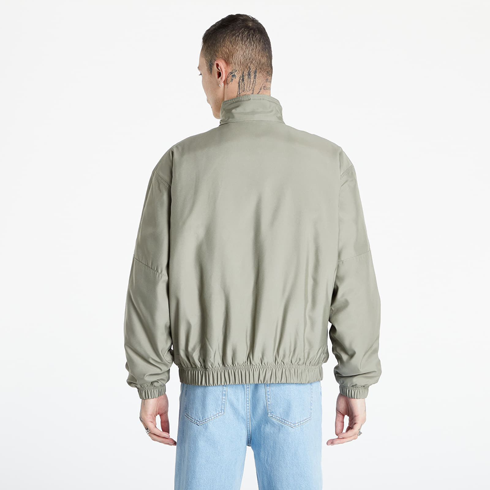 Jakker Nike M NK Solo Swoosh Satin Bomber Jacket Green