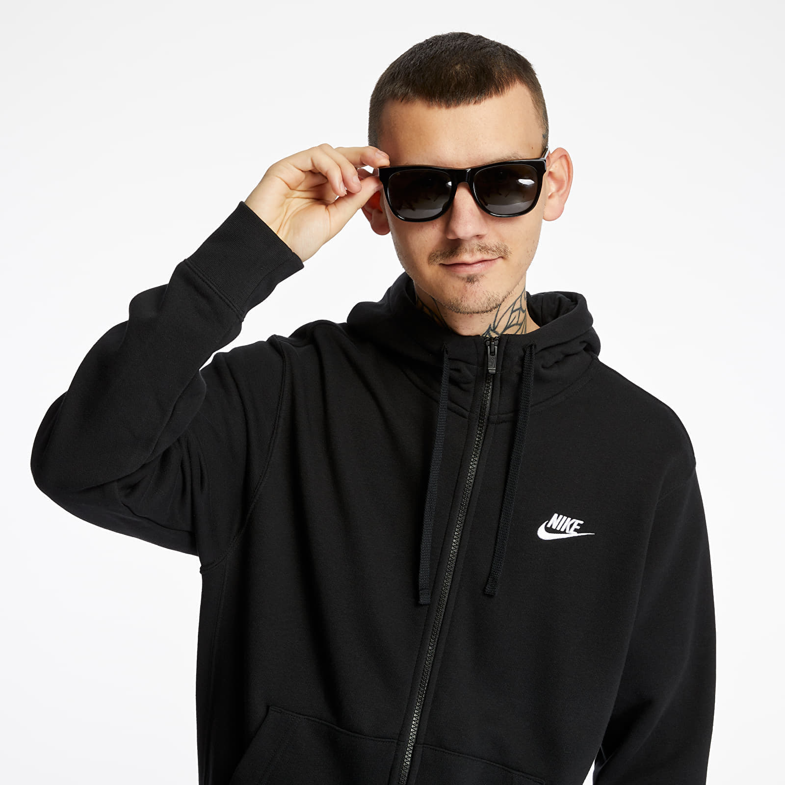 Sweatshirts Nike M NSW Club Hoodie FZ Black
