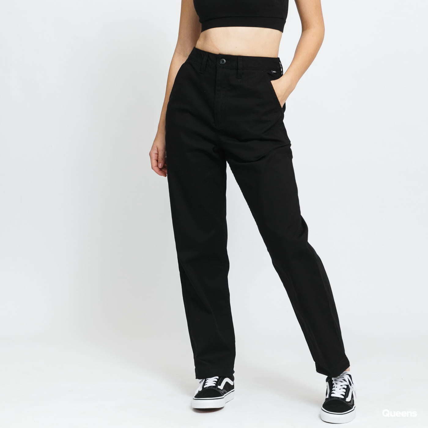 Vans pants womens Black store