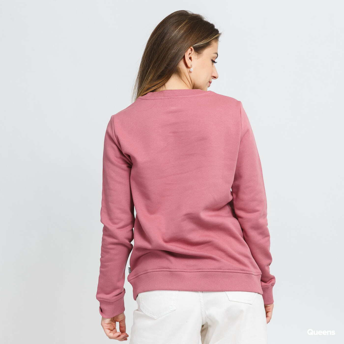 Mikiny Vans WM Classic V Crew Dark Pink
