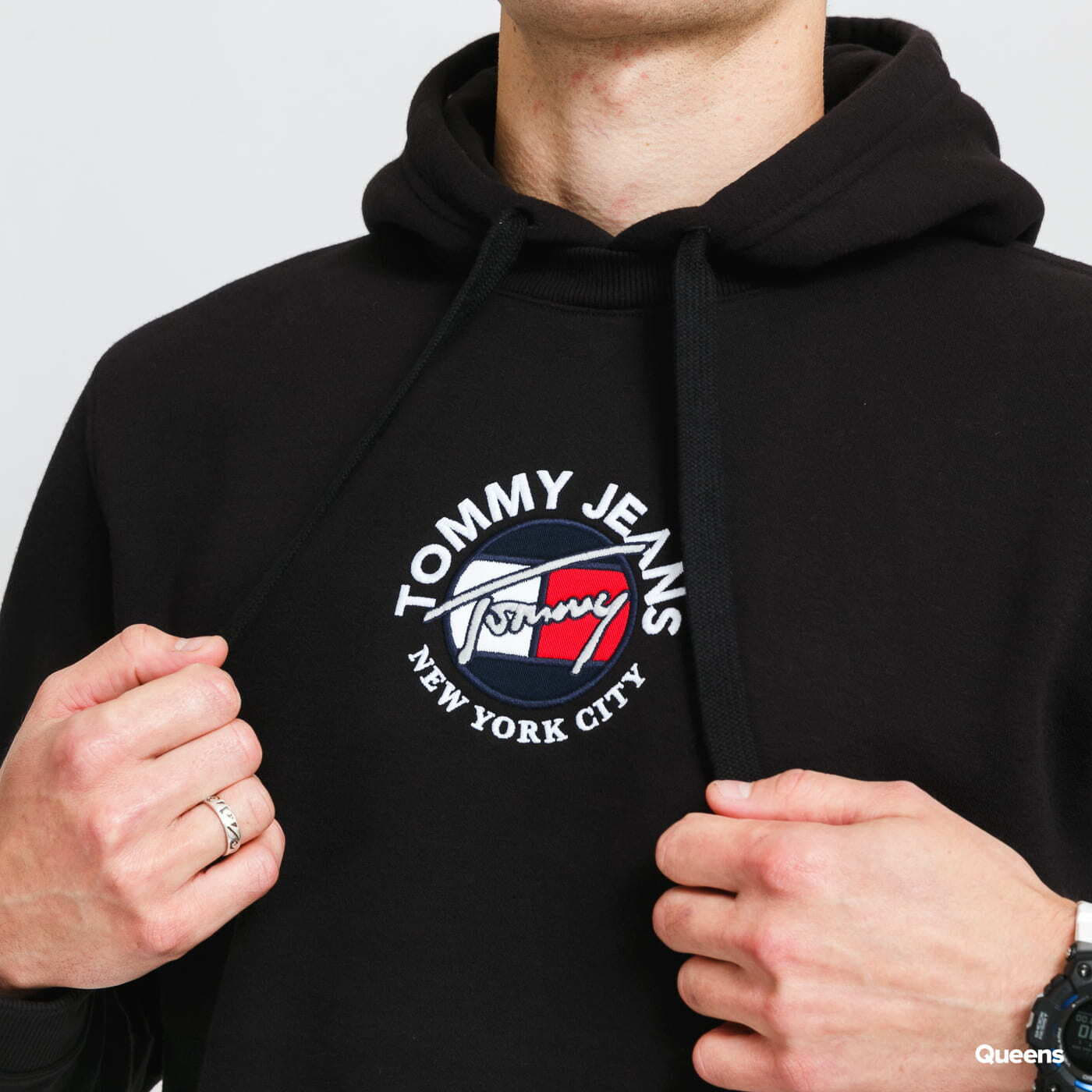Hoodies and sweatshirts TOMMY JEANS Timeless Tommy Hoodie 2 Black