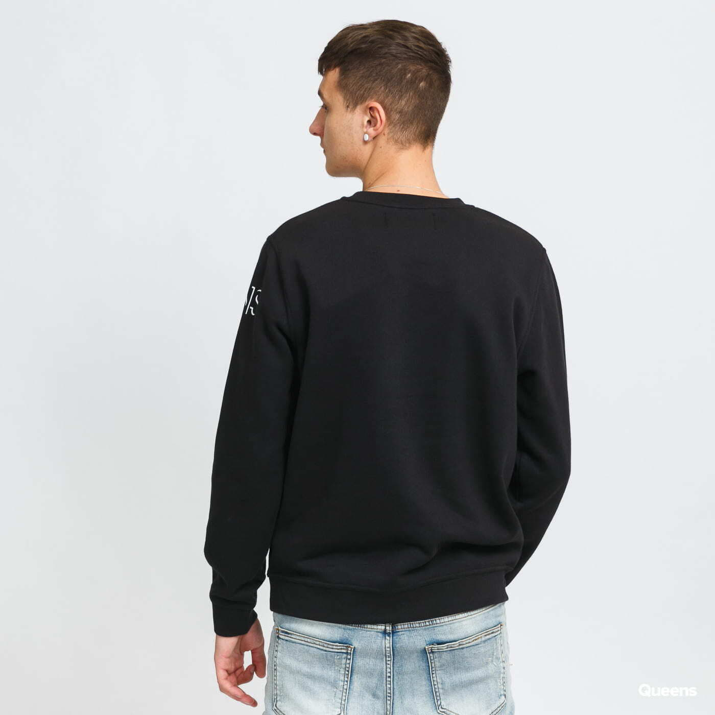 Hoodies and sweatshirts  CALVIN KLEIN JEANS Shadow Logo Crew Black