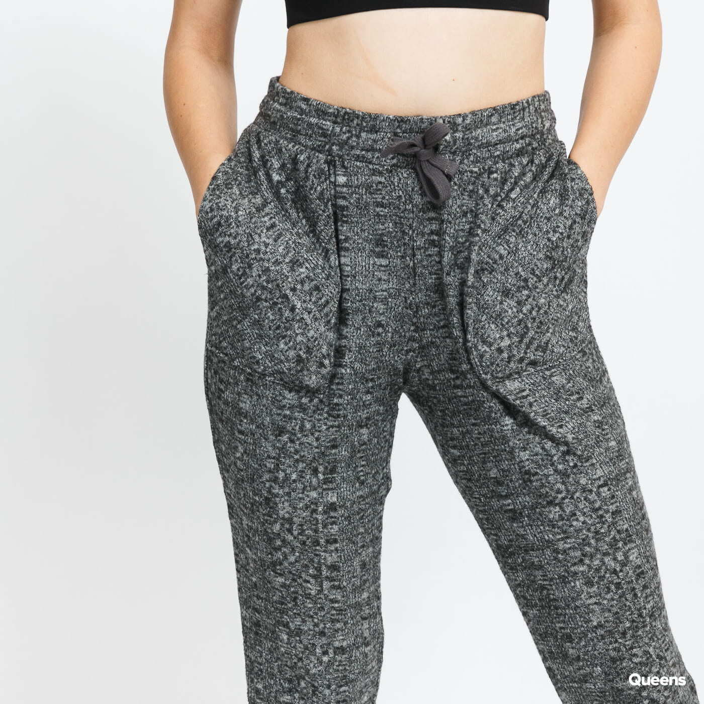 Jeans and trousers Roxy High Tide Pant Melange Dark Grey