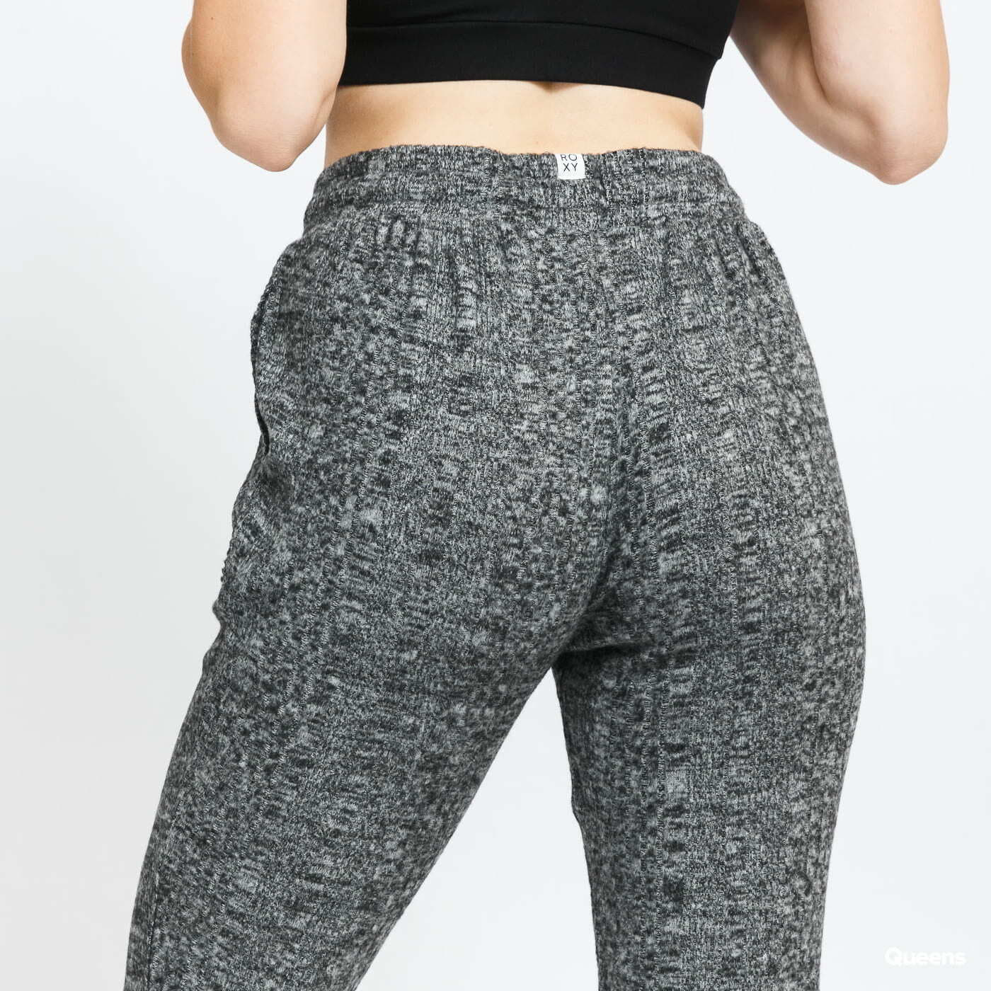 Jeans and trousers Roxy High Tide Pant Melange Dark Grey