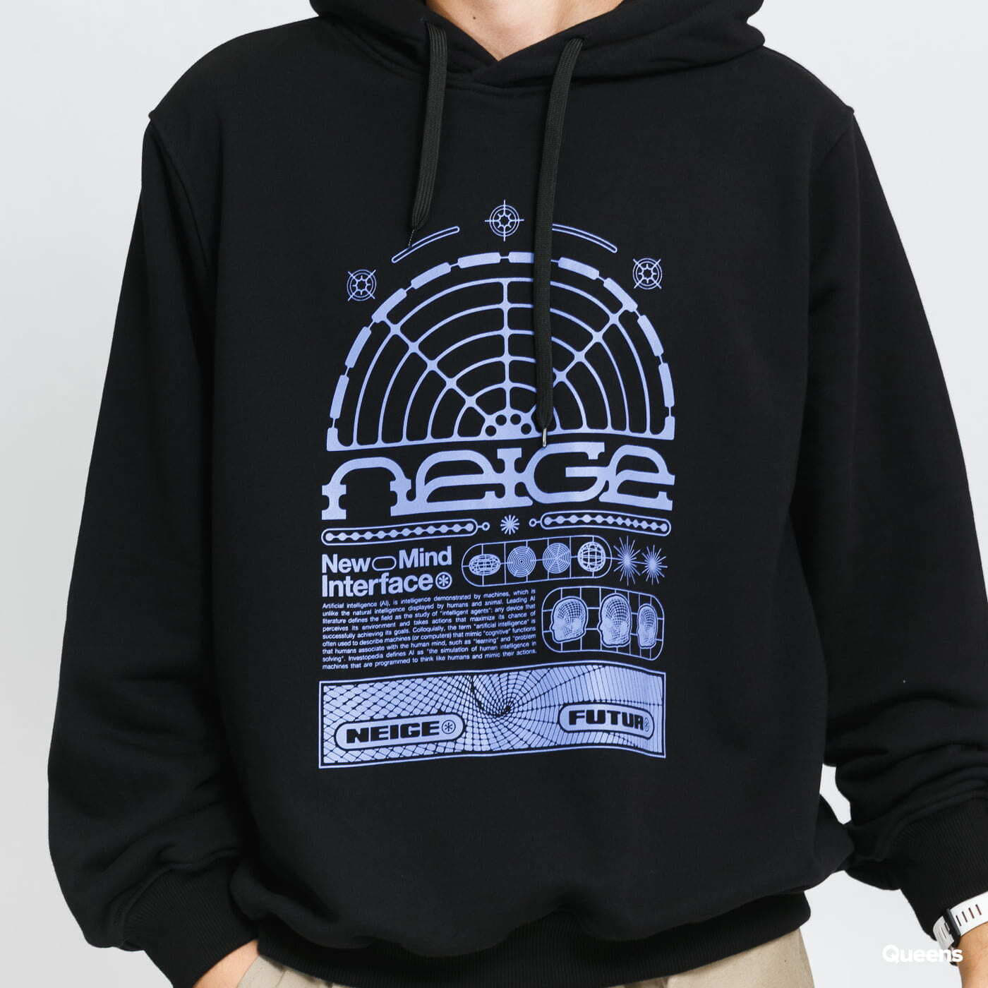 Hoodies and sweatshirts  Neige Mind Interface Hoodie Black