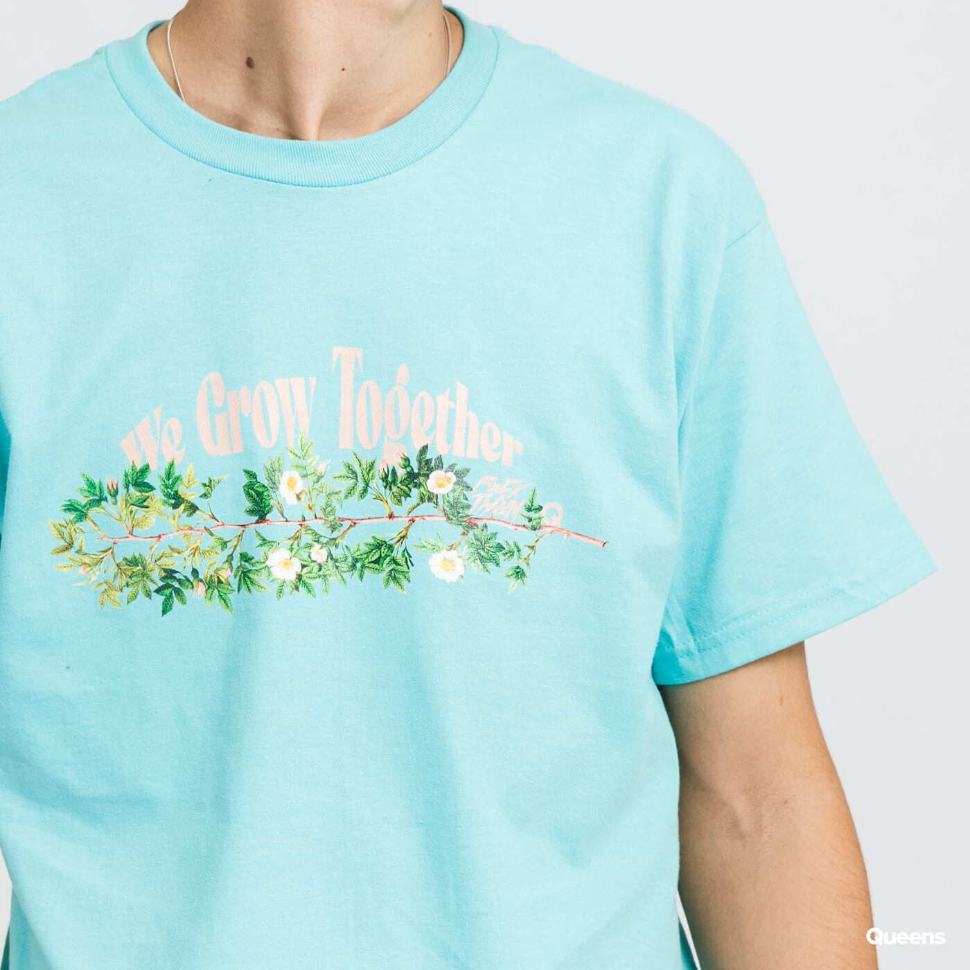 Trička F*CK THEM We Grow Together Turquoise