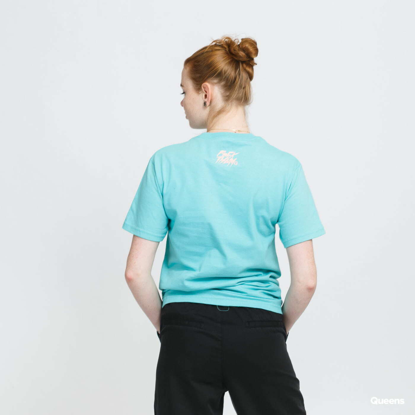 Trička F*CK THEM We Grow Together Turquoise