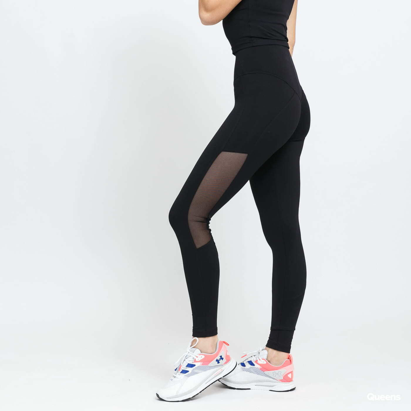 Black mesh workout leggings online