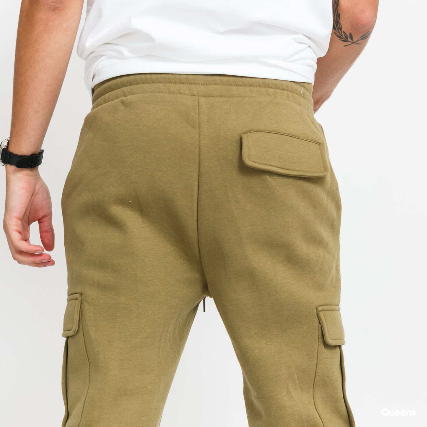Dressid Urban Classics Cargo Sweatpants Green