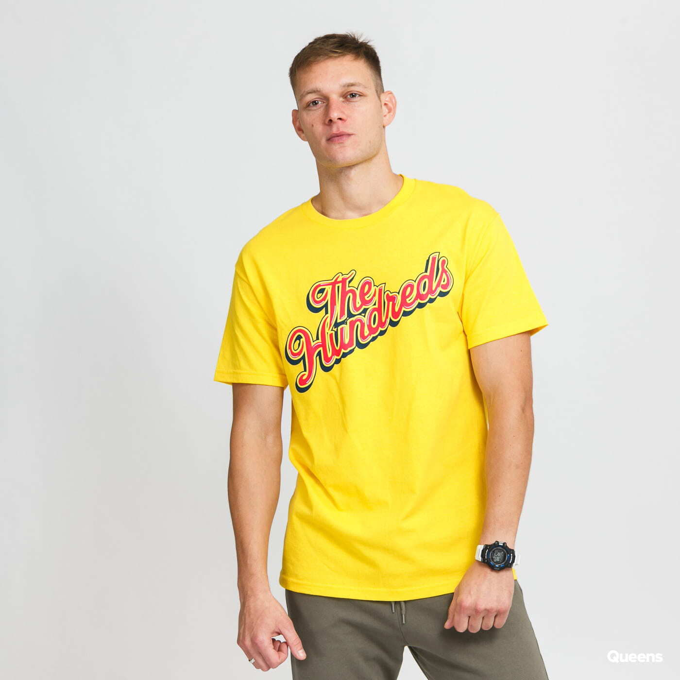 Tričká The Hundreds Moon Slant Tee Yellow