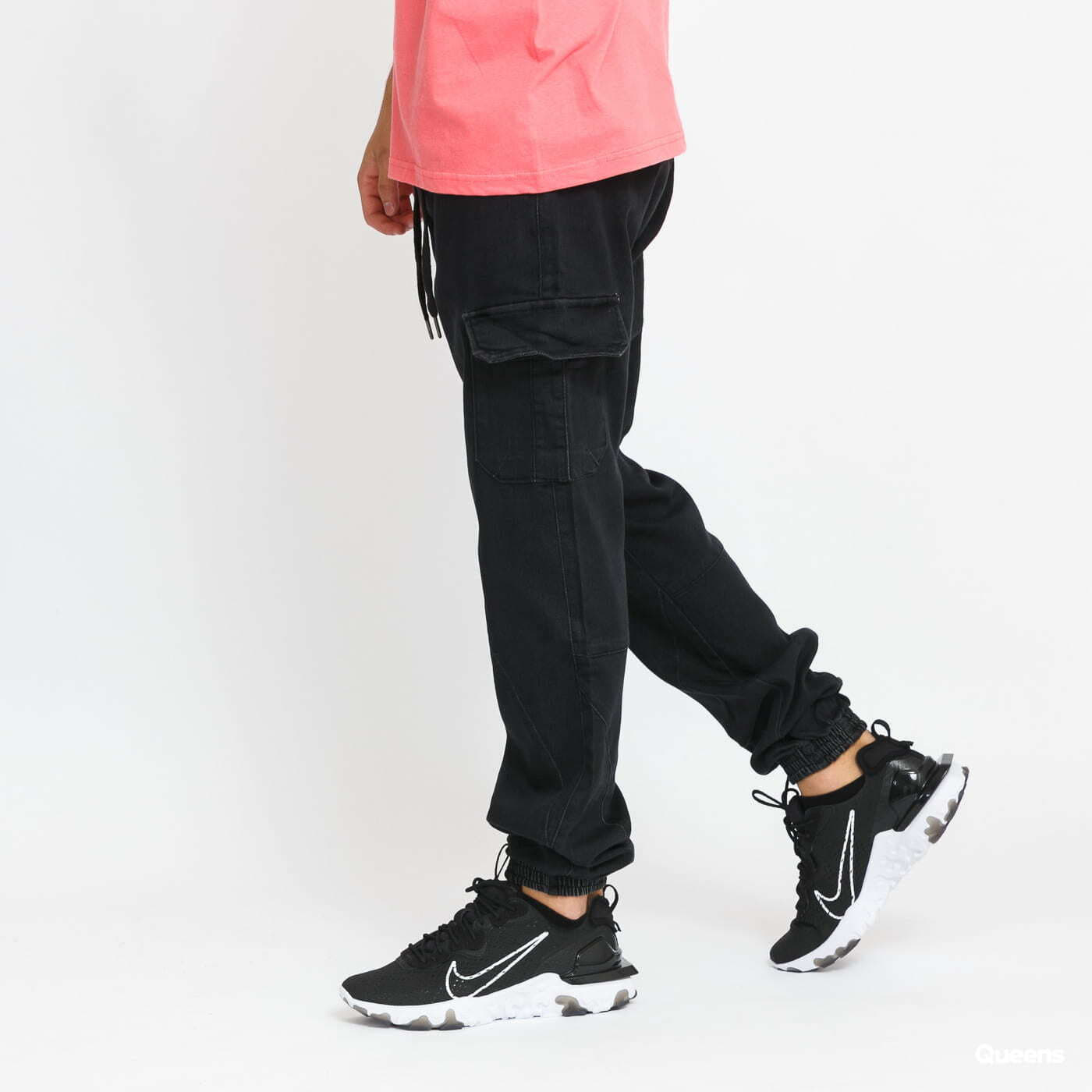 Cargo byxor Urban Classics Knitted Cargo Jogging Pants Black