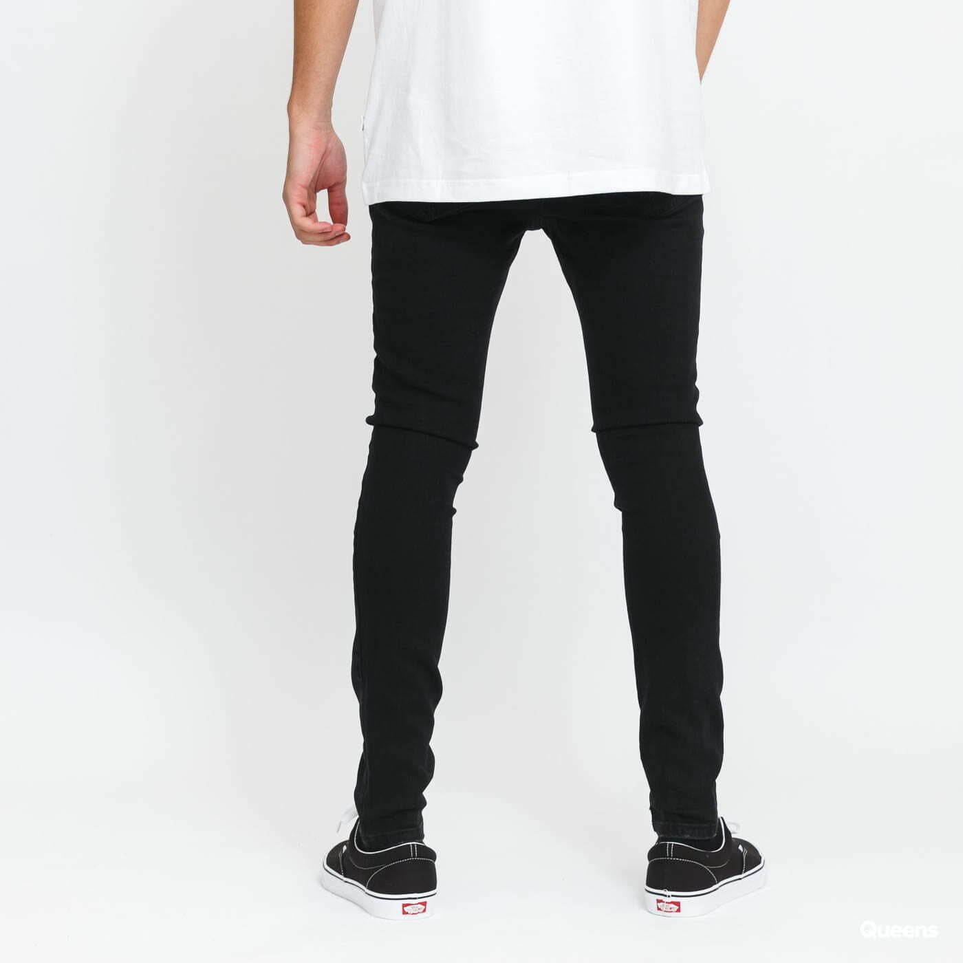 Jeans Sixth June Denim With Reflective Holes black