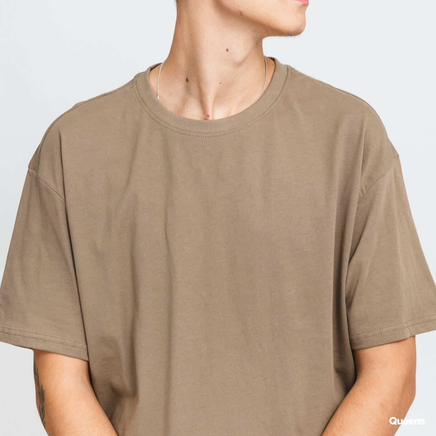T-shirts Urban Classics Heavy Oversized Tee Brown