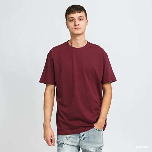 T-skjorte Urban Classics Heavy Oversized Tee Dark Wine