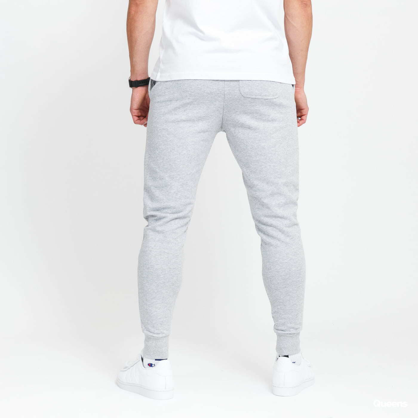 Jogger Pants Lyle Scott Skinny Sweatpant Melange Grey Queens