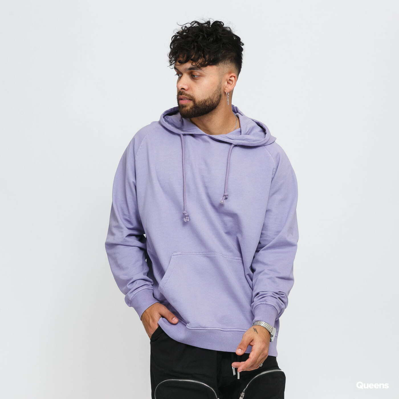 Hanorac Urban Classics Overdyed Hoody Purple