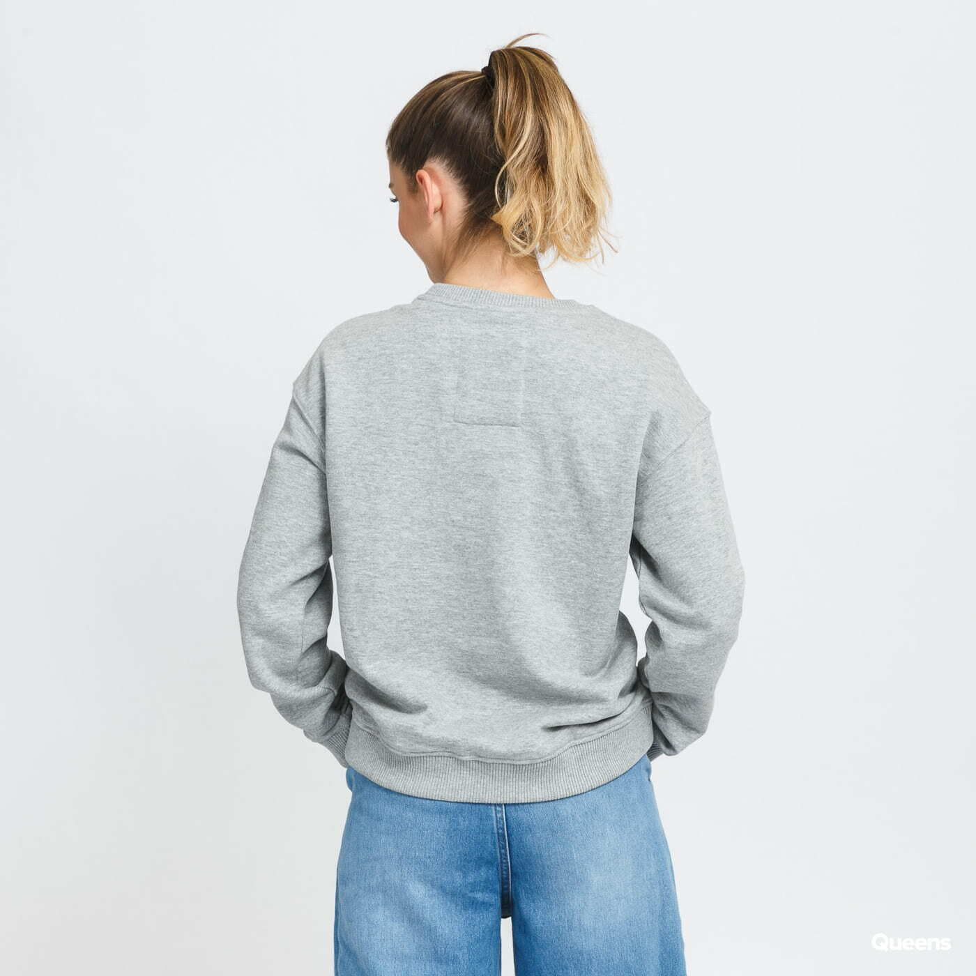 Mikiny Ecoalf W Llanesalf Because Sweathirt Melange Grey