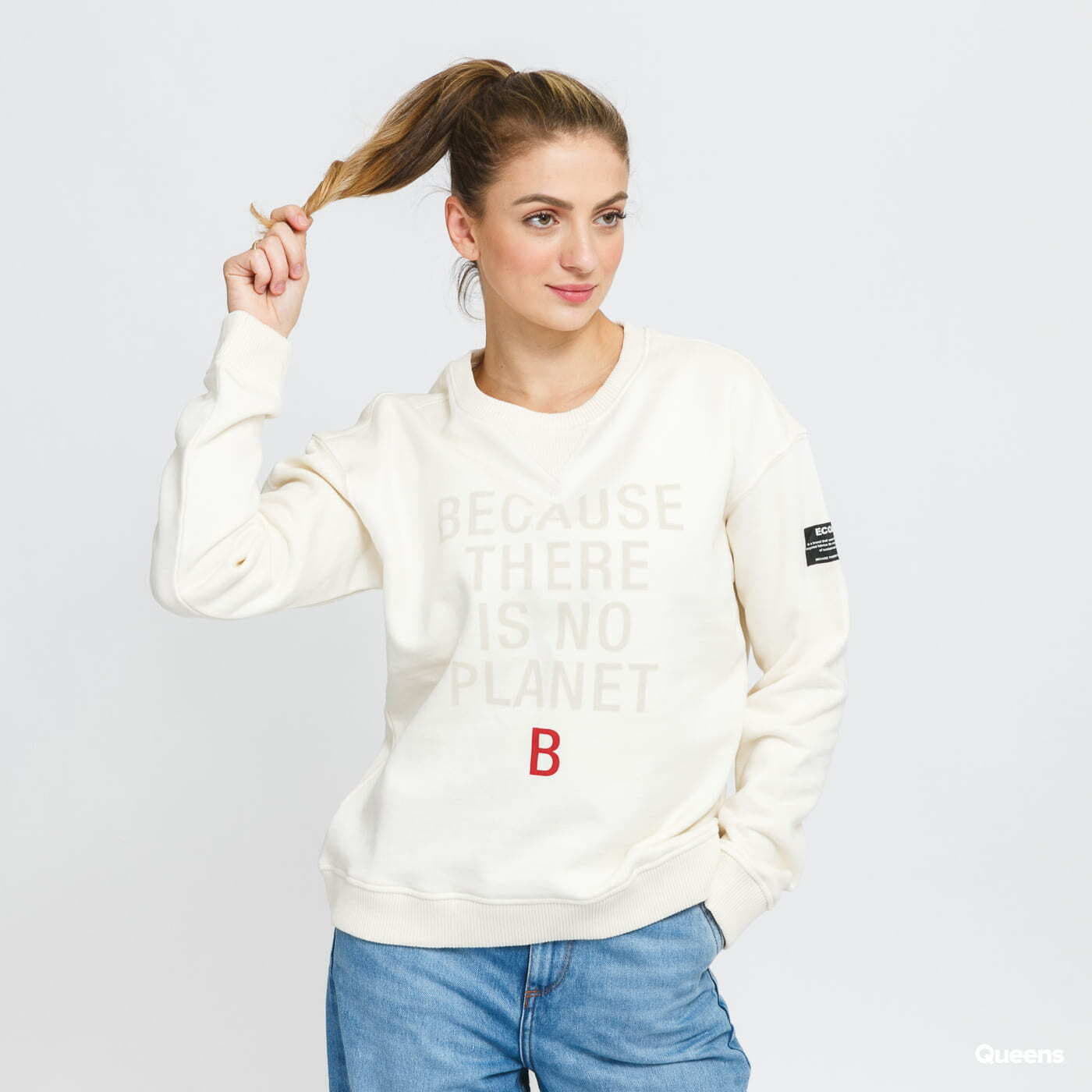 Hoodies and sweatshirts  Ecoalf W Llanesalf Because Sweathirt Cream