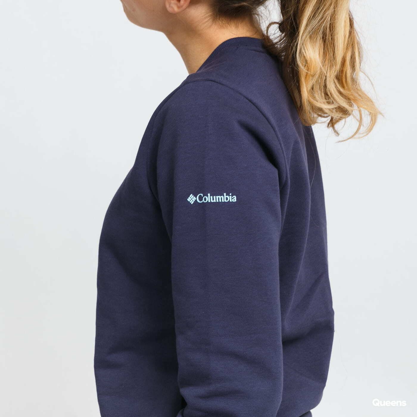 Mikiny Columbia Logo Crew Navy
