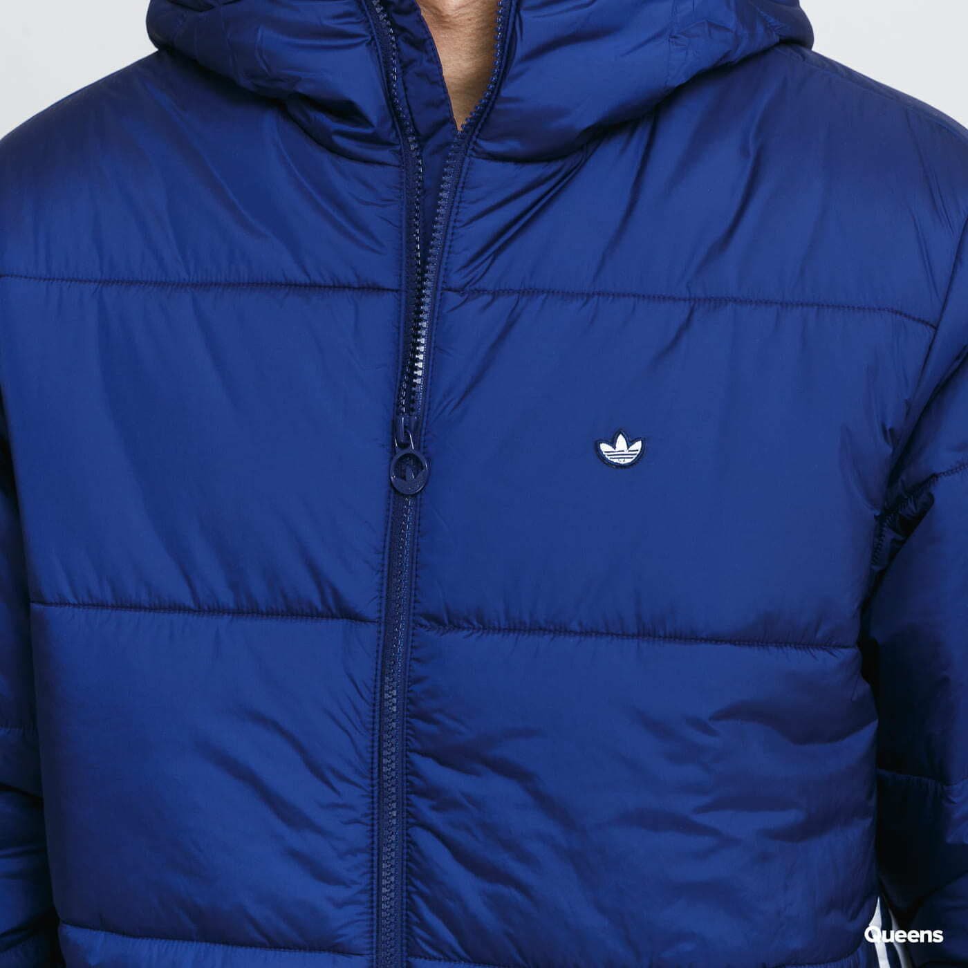 Jachete adidas Originals Padded Hooded Puffer Jacket Navy