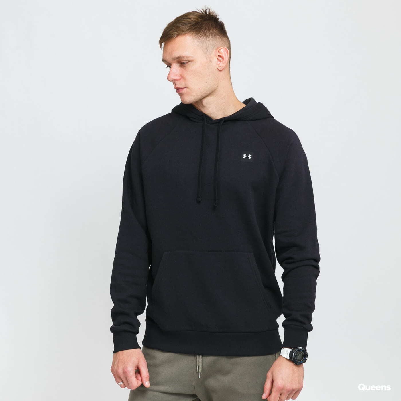 Sweatshirt Under Armour Rival Fleece Hoodie Black/ Onyx White L