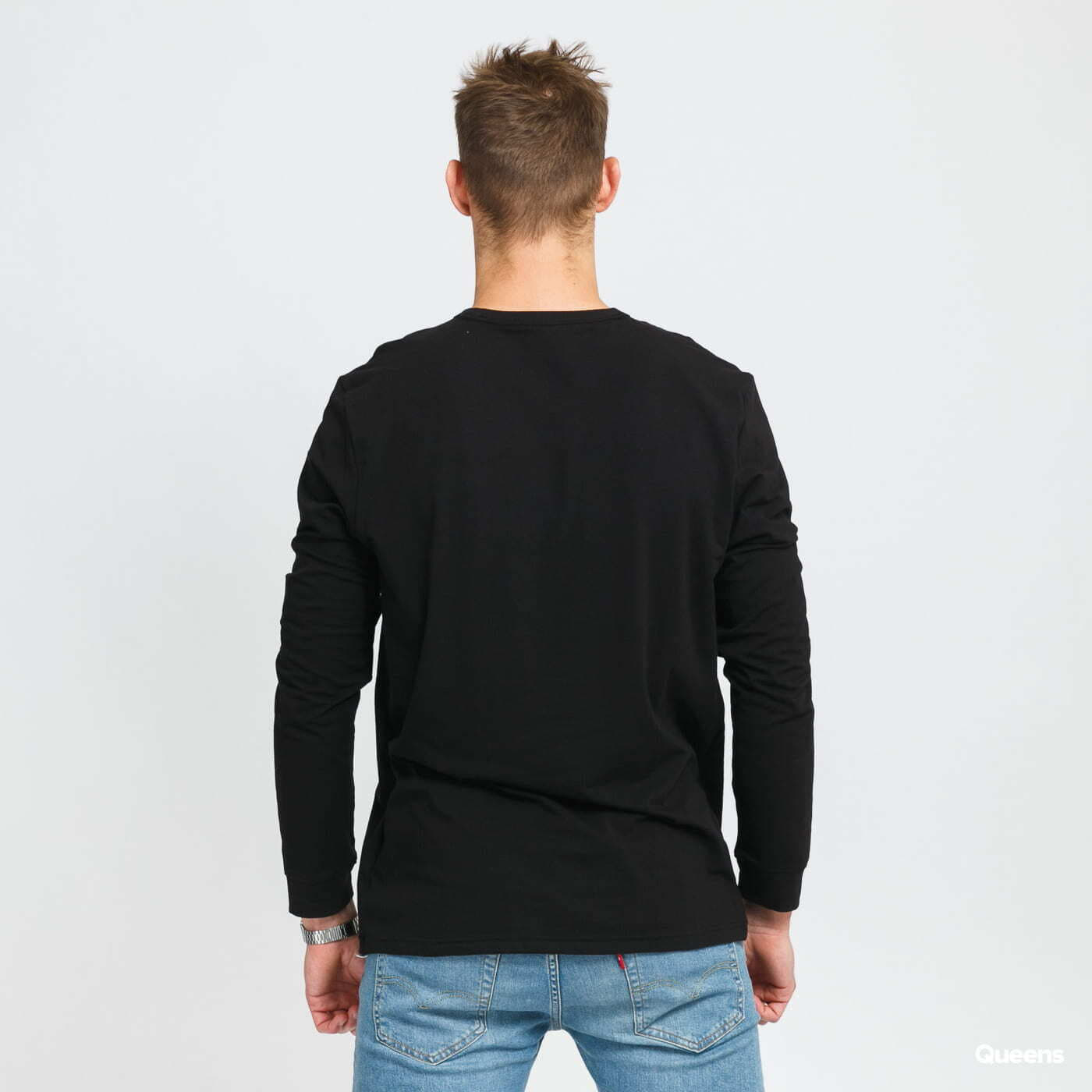 T-shirts Calvin Klein Structure Lounge LS Black