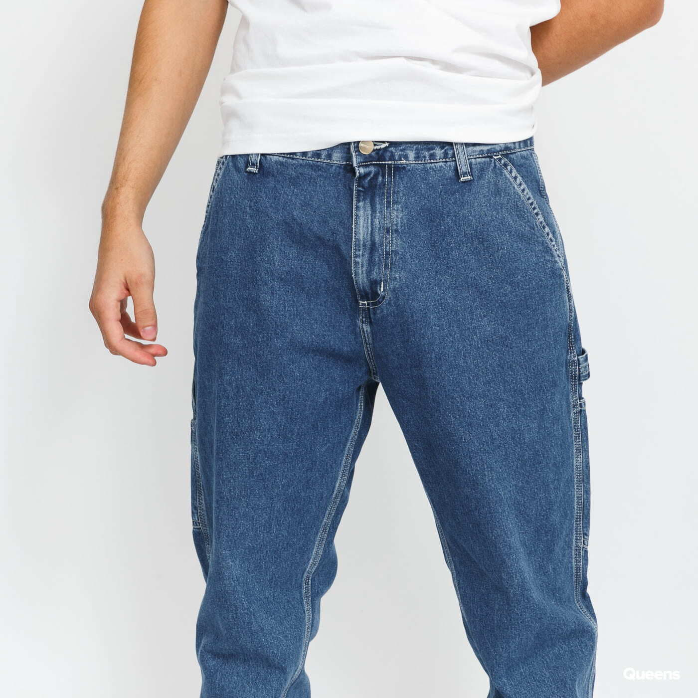 Jeans Carhartt WIP Ruck Single Knee Pant Blue Stone Washed