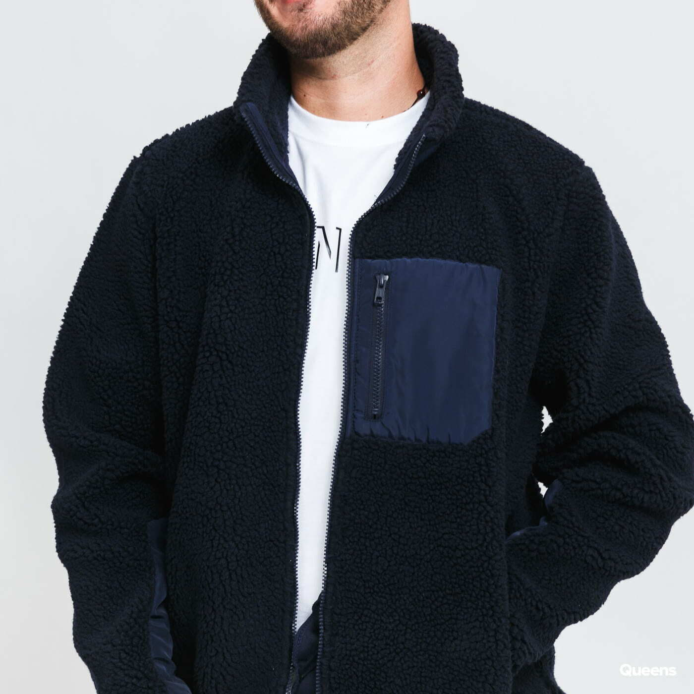 Bundy Urban Classics Sherpa Jacket navy