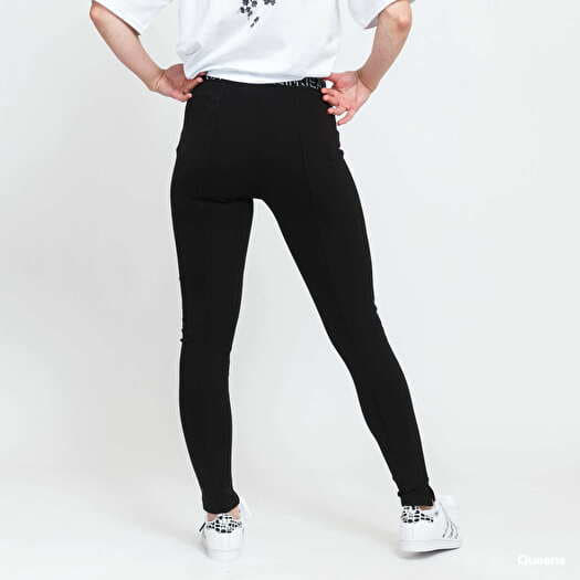 Calvin Klein Jeans High-Waist Logo Leggings, Black | eBay