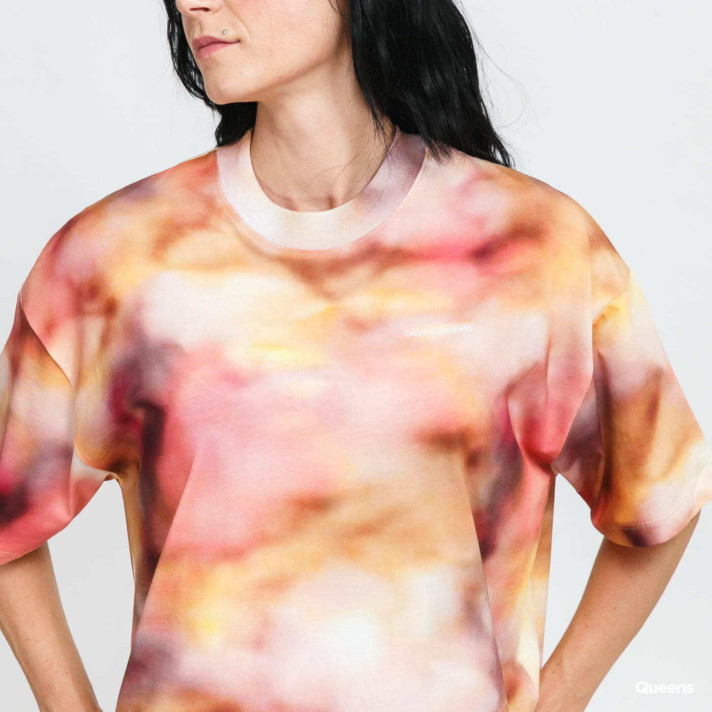 Magliette CALVIN KLEIN JEANS W All Over Print Tee multicolor