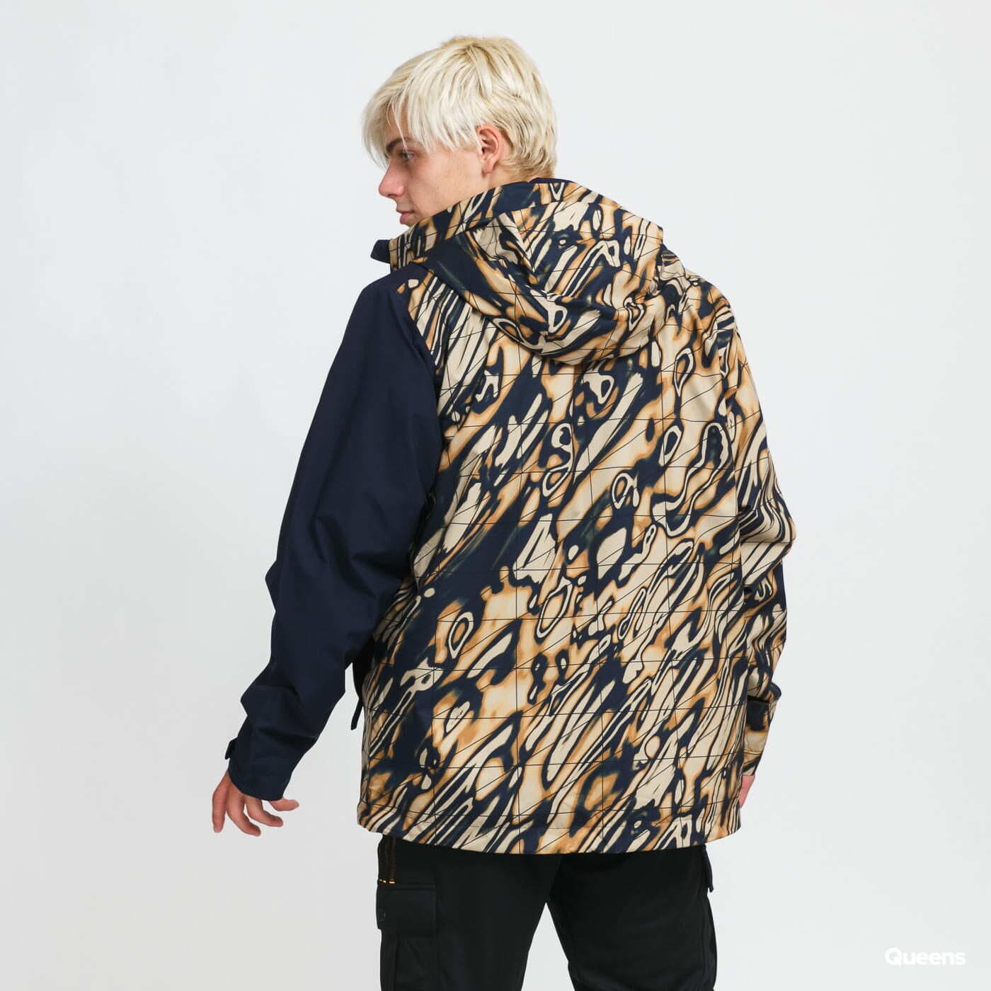 Windjacke adidas Performance MT AOP Rain Jacket Navy/ Beige